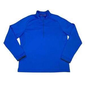 Kjus Mens Hydraulic Halfzip Pullover Blue MS25-702 Performance Mid Layer 2XL